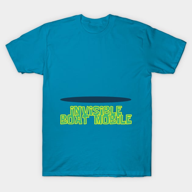 Invisible Boat Mobile T-Shirt by PuakeClothing